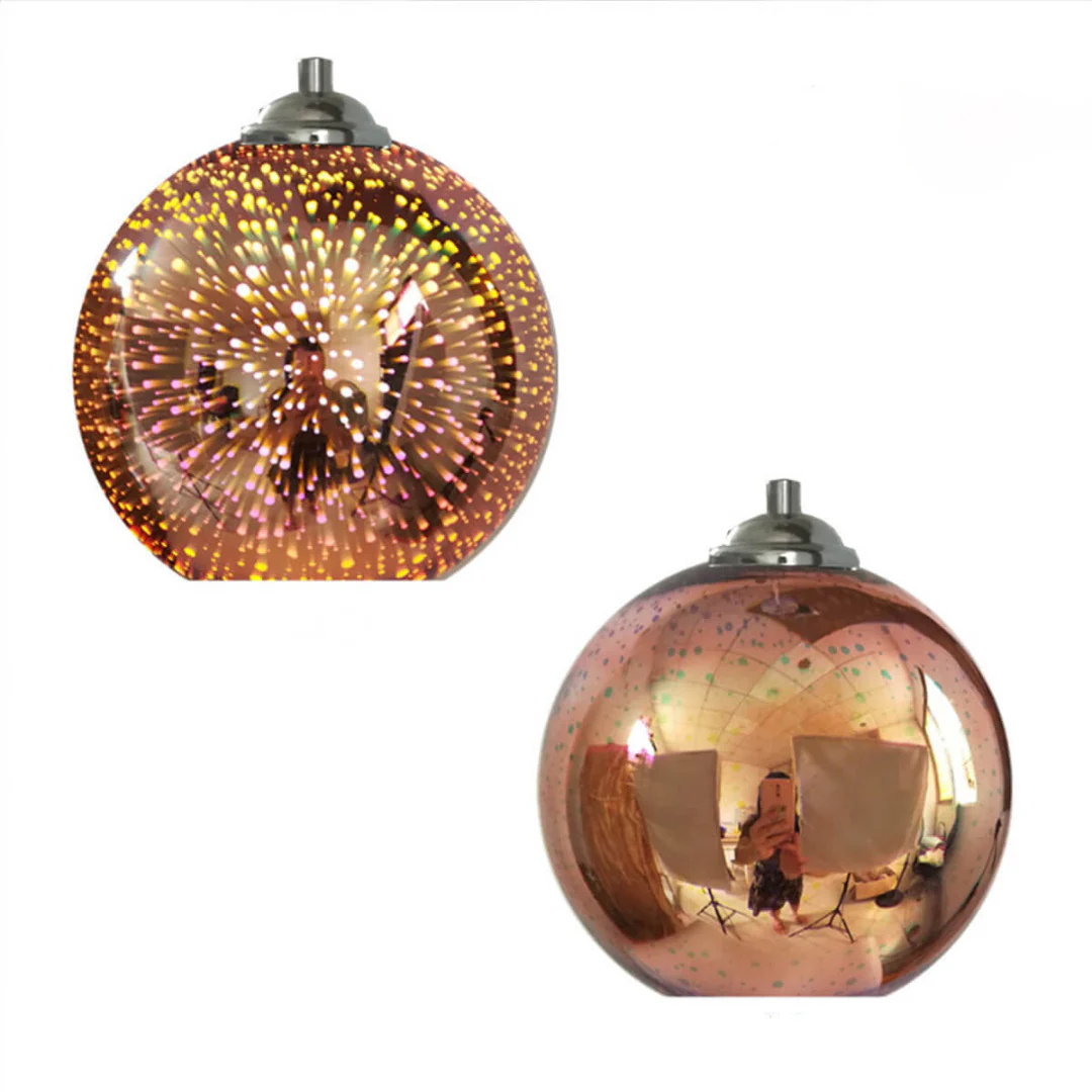 3D Glazen Hanglamp Vuurwerk – Kleurrijke Sfeerverlichting - Afbeelding 7