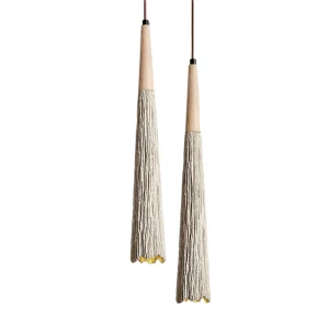 Elegante LED Hanglamp Crème Cement