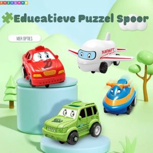 Educatieve Puzzel Spoor | Auto Speelset